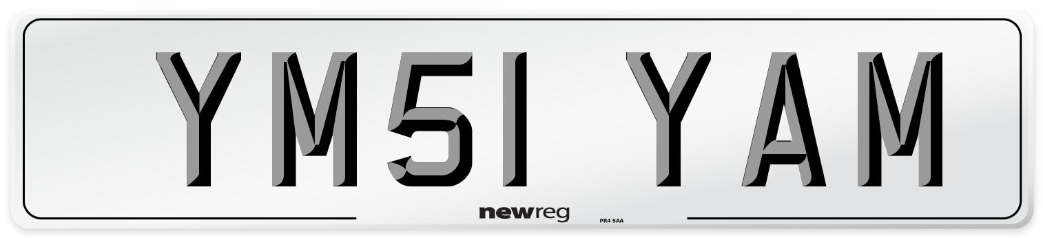 YM51 YAM Number Plate from New Reg